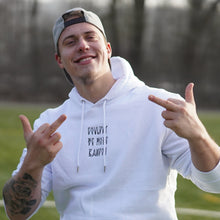 Lade das Bild in den Galerie-Viewer, couldn't be more random Hoodie (weiß)