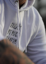 Lade das Bild in den Galerie-Viewer, couldn't be more random Hoodie (weiß)