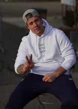 Lade das Bild in den Galerie-Viewer, couldn't be more random Hoodie (weiß)