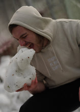 Lade das Bild in den Galerie-Viewer, couldn't be more random Hoodie (desert dust)